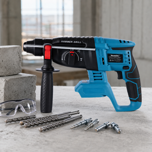 Compatible avec le <span class=keywords><strong>marteau</strong></span> perforateur sans fil <span class=keywords><strong>Makita</strong></span> <span class=keywords><strong>18V</strong></span> LXT Brushless 2.0J SDS-Plus pour béton et maçonnerie, usage industriel intensif - Product Image 1
