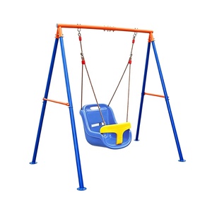 Balançoire pour bébé en alliage stable avec siège sécurisé pour une utilisation en intérieur, en extérieur et dans le jardin - Product Image 4
