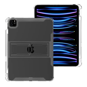 Acrylic chân đế chống sốc rõ ràng TPU Tablet Cover quay lại trường hợp đối với <span class=keywords><strong>iPad</strong></span> Pro 3 4 5 6 12.9 "2022 với chủ bút chì - Product Image 2