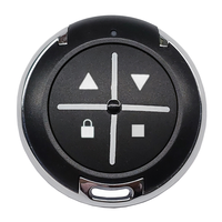 Télécommande clone à quatre boutons Matériau ABS rond Durable