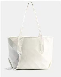 Bolso de mano ajustable con patrón de diamantes geométricos duraderos y clásicos, Material de PVC de moda, logotipo personalizado conveniente - Product Image 5