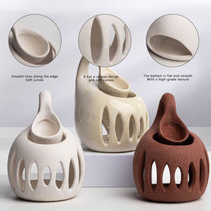 2025 Nieuwe Stijl 2-in-1 Keramische Salie Palo Santo Houder Essentiële Oliebrander voor Meditatie Spa - Product Image 3