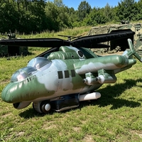 Modèle de déguisement d'hélicoptère gonflable personnalisé 1:1 pour camouflage tactique