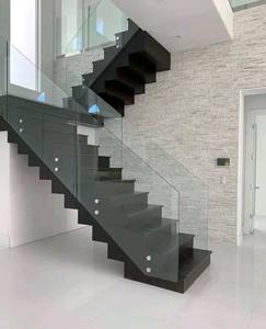 Balustrade élégante en verre <span class=keywords><strong>sans</strong></span> cadre avec <span class=keywords><strong>rail</strong></span> supérieur ou <span class=keywords><strong>sans</strong></span> options de <span class=keywords><strong>rail</strong></span> pour les projets de balcon de villa moderne Garde-corps en verre - Product Image 3