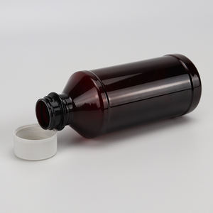 3.3oz 4oz 8oz 16oz Ambre PET <span class=keywords><strong>Sirop</strong></span> contre la toux Bouteille Wockhardt Quagen Tris Pai Akorn avec bouchon résistant aux enfants - Product Image 5