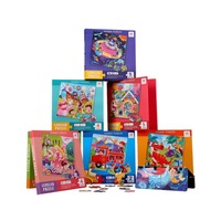 Buku Puzzle Lipat Anak-anak Langkah 1 2 3 Puzzle Potongan Balok Besar Jerapah Dinosaurus Bajak Laut Mainan Edukasi Usia 3 6 Pembelajaran Dini