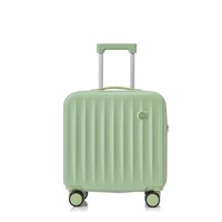 Petite valise à roulettes en ABS avec cadenas à combinaison, unisexe, légère, 18 pouces, bagage cabine, serrure TSA, étanche, ultra-légère, mignonne