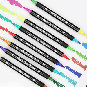 Dual Tip <strong>Fabric</strong> Markers Permanent for Clothes, 52 Colors <strong>Fabric</strong> Decorating <strong>Paint</strong> <strong>Pens</strong> for Kids, T-Shirt Shoe Markers - Product Image 3