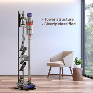 Estante de almacenamiento para aspiradora, colgador de soporte, estante de acero sin perforaciones, adecuado para <span class=keywords><strong>Xiaomi</strong></span> Mijia Midea - Product Image 1