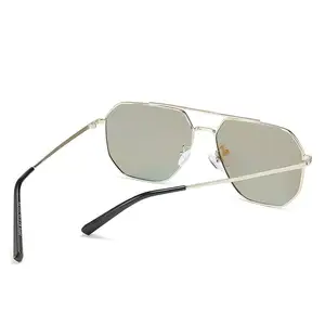 Nuevas gafas de sol irregulares de aluminio y magnesio para hombre, gafas de sol polarizadas UV de tendencia de conducción