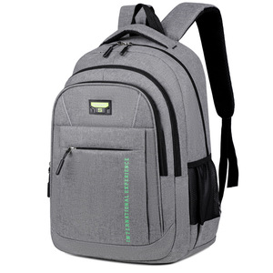 Factory Wholesale Men's Daily Travel Computer <b>Backpack</b> <b>Large</b> Capacity Boys' School Pack Zipper Waterproof Oxford for Leisure - Product Image 1