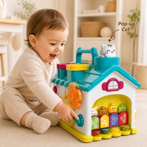 Giocattolo Educativo Montessori con Suoni di Animali e Luci per Bambini, Casa delle Attività con Oltre 10 Milioni di Suoni, Vendita Speciale - Product Image 1