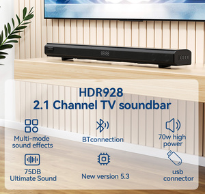 Dàn âm thanh vòm 3D không dây Bluetooth với loa siêu trầm, hệ thống rạp hát tại gia cho TV, đa phương tiện, kết nối đa dạng - Product Image 2