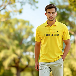 Custom 100 Poliéster Verão Mens Shorts Manga t Jersey Polo Camisas Malha Homem Polo Trabalho Camisa - Product Image 1