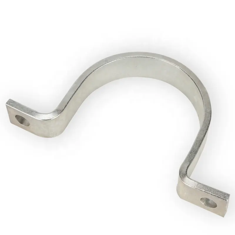 Stainless Steel Tube Clamp Single Pipe Clamp 1 1/2-4 Instrument Line Ss Pipe Saddle Clamp China Manufacturer rohr sättel