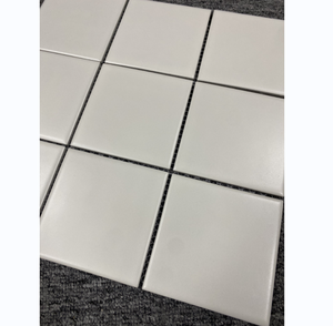 Giá thấp nhà vệ sinh tường gạch tờ Thiết kế rắn màu trắng mờ khảm gạch men - Product Image 2