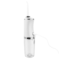 Hydropulseur électrique portable sans fil rechargeable étanche IPX7 avec fonction de blanchiment et de nettoyage des dents