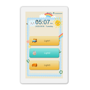 Chúng tôi Kích thước lanbon New L10 màn hình lớn tuya chuyển đổi thông minh Wifi 4 gang tường cảm ứng chuyển đổi lịch trình hẹn giờ chức năng - Product Image 2