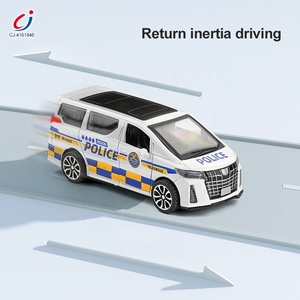 Chengji 1:32 mô phỏng Ba cửa mở kéo trở lại kim loại diecast xe đồ chơi hợp kim xe cảnh sát mô hình cho trẻ em - Product Image 2