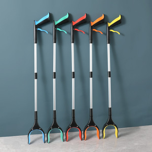 Herramienta de agarre de plástico ajustable, recogedor de basura y pinzas para basura, tijera de garra superior para recoger basura, pinza de Clip - Product Image 3