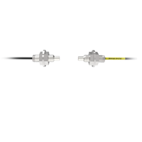 Senpum M6 R2 Tête de capteur à fibre numérique Détection d'objet à travers l'amplificateur à fibre de faisceau Sonde de capteur optique pour FU-71Z