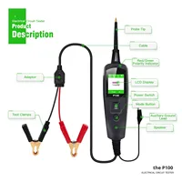 Herramienta de Diagnóstico de Circuitos Automotrices Topdiag 2M P100, Prueba de Cortocircuito de Voltaje, Equipo de Diagnóstico de Vehículos, 1 Año de Garantía