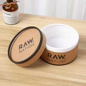 Boîte cadeau ronde en papier kraft en gros avec couvercle, boîtes d'emballage rondes en carton pour cadeaux, vêtements, cosmétiques - Product Image 6