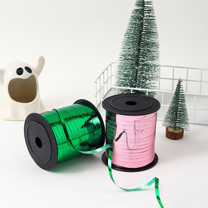 ของขวัญคริสต์มาสรหัส500เลเซอร์ริบบิ้นทรงพอดีกับลูกโป่งมันวาวริบบิ้นสำหรับงานเลี้ยงวันเกิดธงแขวนแบนเนอร์ริบบิ้นผูกลูกโป่ง - Product Image 5