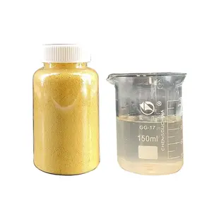 Polímero de água potável Cloreto de polialumínio Líquido 30% grau de envelhecimento cloridrato de alumínio amarelo