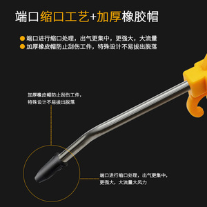 Pistola de aire de alta presión con boquilla de plástico y tubo de acero inoxidable para limpieza de muebles y carpintería - Product Image 5