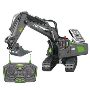 Jouet d'excavatrice RC JCB 1:20, jouets de construction, monster truck, camion grue RC, excavatrice télécommandée en alliage métallique - Product Image 3