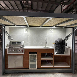 גריל גז חיצוני מותאם אישית 304 נירוסטה עם כיור וסככה - Product Image 2