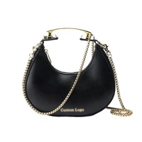 Maßgeschneiderte Halbmond-Design Leder Damen Handtaschen und Umhängetaschen Luxus Mode Schulter Crossbody Taschen für Frauen