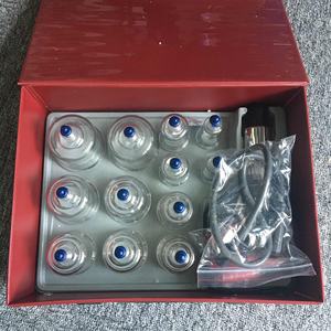 Vakuum-Schröpfset mit Vakuum-Saugpumpe Profession elles Cup-Therapie set mit 12 Tassen - Product Image 6