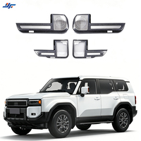 Pour Land Cruiser 250 LC250 Prado Accessoires 2022-2026 ABS Protection anti-rayures pour panneau de porte anti-coup de pied, garniture complète, lot de 4 pièces