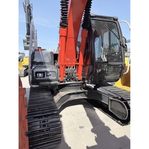 Excavatrice sur chenilles hydraulique d'occasion Hitachi ZX120 avec godet de 0,52 m³ de capacité, 12 tonnes, en bon état - Product Image 2