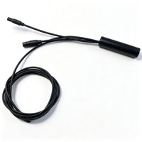 Cable SATA 3.0 de 7 Pines, Macho a Hembra, Cable de Extensión de Datos de 6 Gbps, Cable Plano Rojo con Bloqueo para HDD, SSD, Placa Base de PC