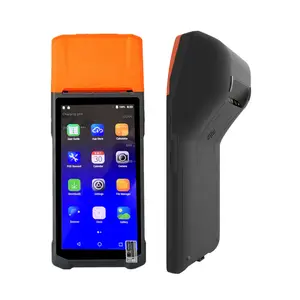 Supermarkt 5.5 HD tragbar mobil klein intelligenter touchscreen handkasse registrator mobil einzelhandel android pos system mit drucker