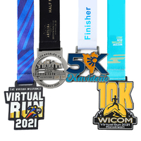 Créez votre propre récompense sportive personnalisée Médaille du duathlon Médailles de taekwondo 3D Bjj Basketball Boxe Football Médaille et trophées de futsal
