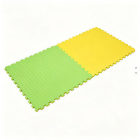 Tapis en mousse EVA à cinq lignes 100x100cm pour danse, aérobic et entraînement, antidérapant, imperméable, dalles de sol amortissantes, vente en gros directe usine