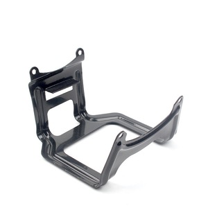 Mower Side Mount Fuel Tank Bracket <b>Black</b> Metal Holder For <b>Trimmer</b> Grass Cutter Parts - Product Image 4