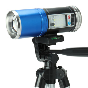 Im Freien 4 LED wiederauf ladbare Fischl ichter Digital Power Display Nachtlichter Taschenlampen Angels ensor Köder lichter - Product Image 1