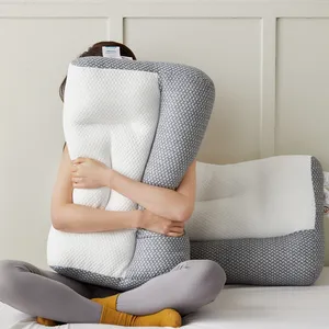 High-Weight Knitted Cotton Pillow Core Neck-Supporting Anti-Traction Cooling Heated Portable Disposable Pillow