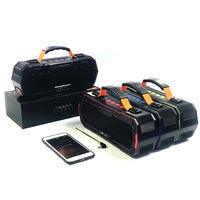 Enceinte portable LP-V15 avec caisson de basses super puissant, système audio sans fil Bluetooth, basses profondes, radio FM/TF/USB