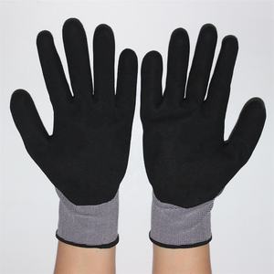 Guantes DE TRABAJO Suncend Safety, transpirables, de buena calidad, con acabado de arena de nitrilo recubierto, gran agarre - Product Image 3