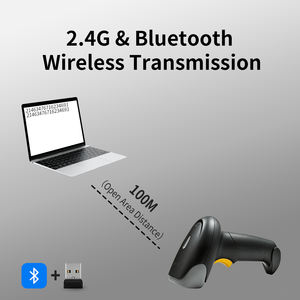 Lecteur de codes-barres sans fil portable HC-710B pour USB, lecture de codes QR pour la livraison express, production en stock, garantie 1 an - Product Image 4