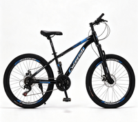 Vélo de montagne à vitesse variable, frein à disque double, vélo amortissant pour adolescents et adultes