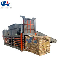 Presse à balles horizontale automatique 80-200T pour les déchets de papier, les cartons et les vêtements usagés, les canettes, les déchets d'aluminium