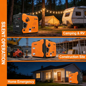 Générateur Inverter Silencieux Bi-Combustible 2kW-10kW Portable Essence GPL 4 Temps Démarrage à Distance Générateur d'Urgence Domestique - Product Image 6
