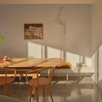 Conception personnalisée de villa moderne minimaliste en briques blanches et bois, plans d'aménagement intérieur et extérieur, rendu 3D, consultation approfondie